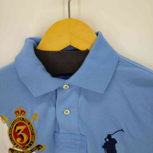 ポロラルフローレン POLO RALPH LAUREN ポニー刺繍 S/Sポロシャツ CUSTOM FIT メンズ import:M