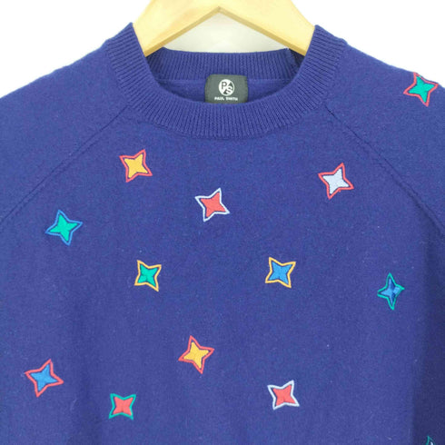 ピーエスポールスミス PS Paul Smith 洗える スターエンブロイダリー ニット レディース import:M