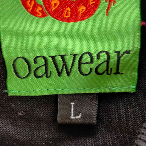 oawear LOVEISTRANCE PAINTED BLACK T-SHIRT メンズ JPN:L