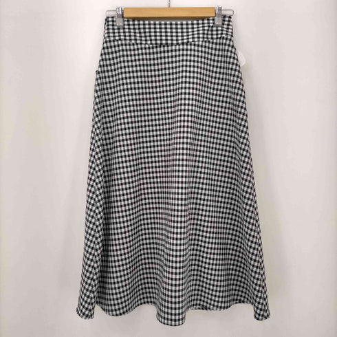 ザラ ZARA フロントポケットギンガムチェックスカート レディース import:S