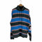 リーバイス Levis RELAXED FUNNEL NECK HOODIE SWEATSHIRT モックネック ドローコード付き ボーダー柄 プルオーバー メンズ JPN:M
