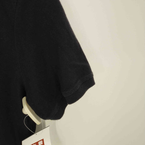 ディーゼル DIESEL SLIM FIT ロゴプレートポロシャツ メンズ import:M