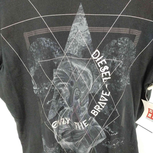 ディーゼル DIESEL デザインプリントTEE メンズ import:M