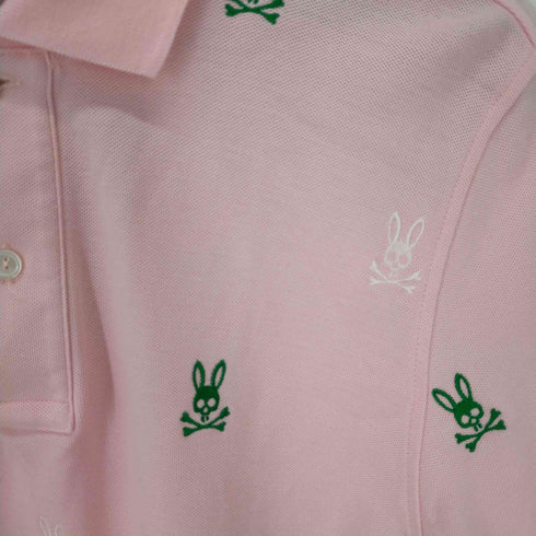 サイコバニー Psycho Bunny ウサギ刺繍 半袖ポロシャツ メンズ import:M