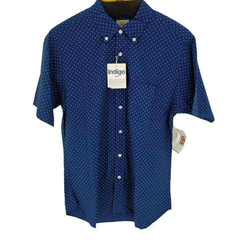 ビューティーアンドユースユナイテッドアローズ BEAUTY & YOUTH UNITED ARROWS ドット柄 BD半袖シャツ メンズ import:XL