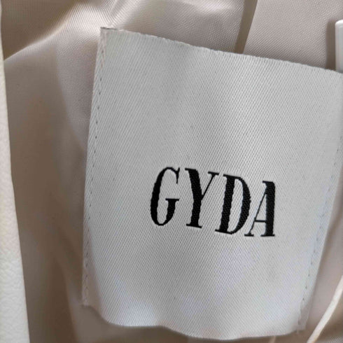 ジェイダ GYDA BACK LOGO MATERIALフェイクレザーライダースジャケット レディース FREE