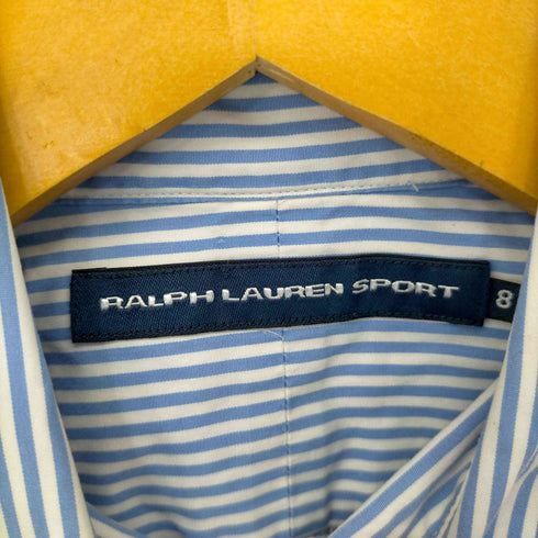 ラルフローレンスポーツ RALPH LAUREN SPORT デカポニー刺繍 ストライプ L/S シャツ メンズ 8
