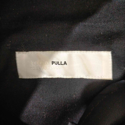 トーガプルラ TOGA PULLA 22SS ウエストベルト ワイドパンツ レディース EUR:34