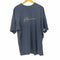 B.U.M.EQUIPMENT 90S USA製 後染め 刺繍ロゴ クルーネック S/S Tシャツ メンズ import:L