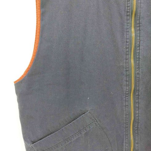 アリゾナジーン ARIZONA JEAN 90-2000s 裏地 キルティング ジップアップ ベスト メンズ