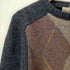 {CATTIVO SHETLAND PURE WOOL アーガイル柄 ニット メンズ import:L