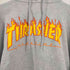 スラッシャー THRASHER 00S スペードタグ ファイヤーパターンロゴ パーカー メンズ import:L
