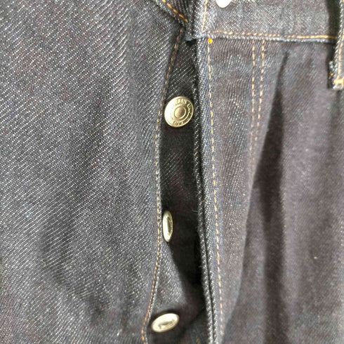 ユニクロ UNIQLO プレミアムデニムジーンズ ボタンフライ セルビッジ メンズ 36