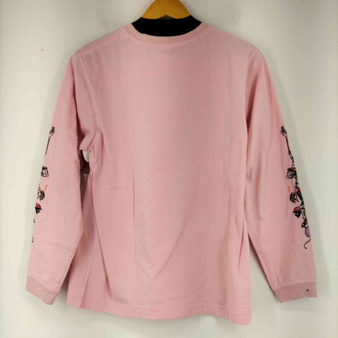 レフトアローン LEFT ALONE 刺繍デザイン L/S Tシャツ レディース JPN:M