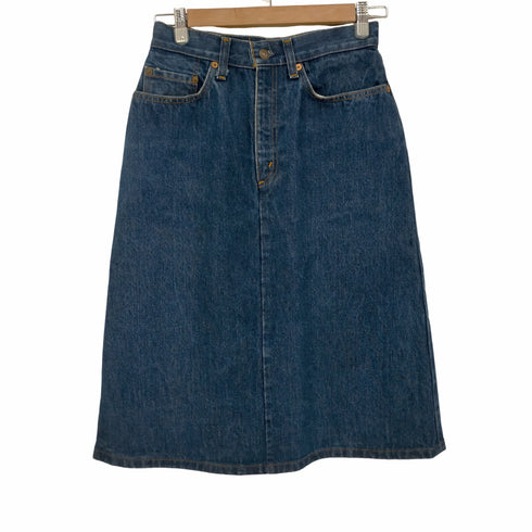 リーバイス Levis ミディアム丈 ジップアップ デニムスカート レディース W27 L25