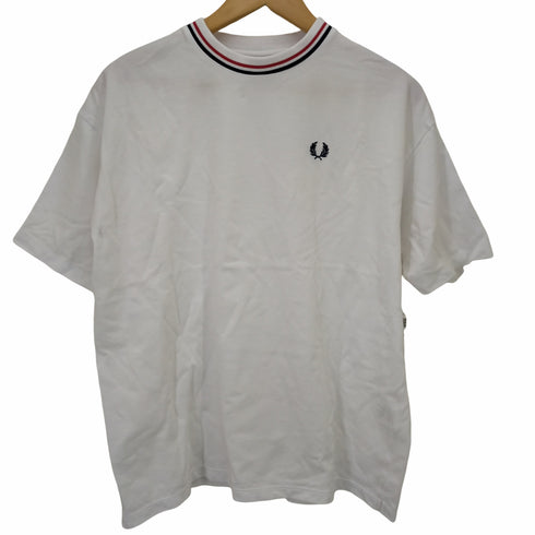 フレッドペリー FRED PERRY ロゴ刺繍 クルーネックショートスリーブTシャツ レディース チェスト86-94