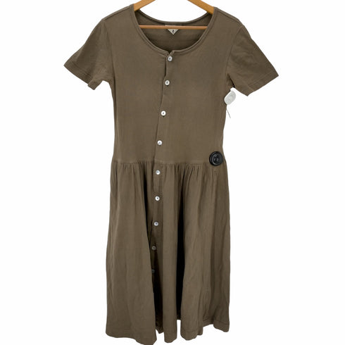 イッセイミヤケハイスポーティングギア ISSEY MIYAKE HAI SPORTING GEAR S/S 貝ボタン ロングワンピース レディース JPN:M