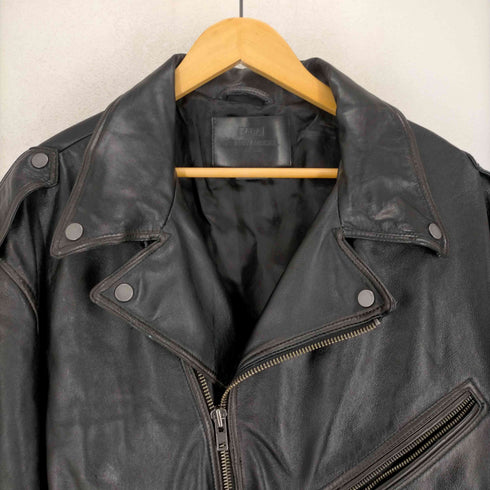 ザラ ZARA STEVEN MEISEL カウレザーダブルライダースジャケット メンズ 44