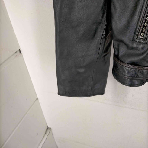 ザラ ZARA STEVEN MEISEL カウレザーダブルライダースジャケット メンズ 44