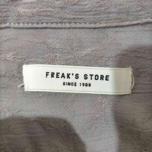 フリークスストア FREAKS STORE レーヨン 開襟シャツ レディース FREE