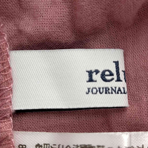 ジャーナルスタンダードレリューム JOURNAL STANDARD relume コットンボイルクリンクルティアードワンピース レディース FREE
