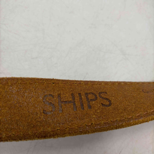 シップス SHIPS 本革 レザー ベルト メンズ