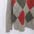 ジェイクルー J.CREW アーガイル柄 ハーフジップニット エルボーパッチ メンズ import:L