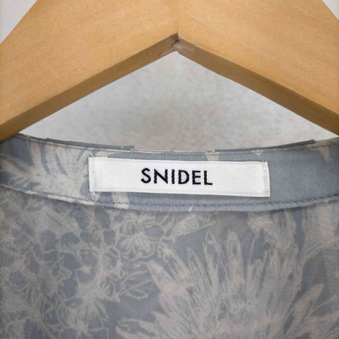スナイデル snidel 22AW フリルプリーツプリントワンピ-ス レディース JPN:0