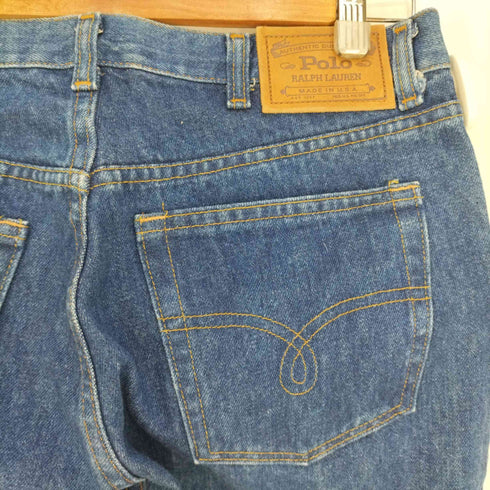 ポロラルフローレン POLO RALPH LAUREN USA製 テーパードデニムパンツ メンズ W32 L30