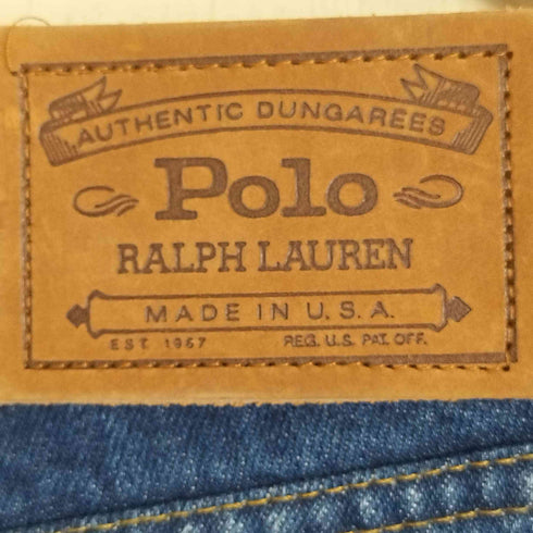 ポロラルフローレン POLO RALPH LAUREN USA製 テーパードデニムパンツ メンズ W32 L30