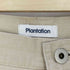 プランテーション Plantation ストーンウォッシュ加工 ピグメントダイ ワイドパンツ メンズ JPN:M