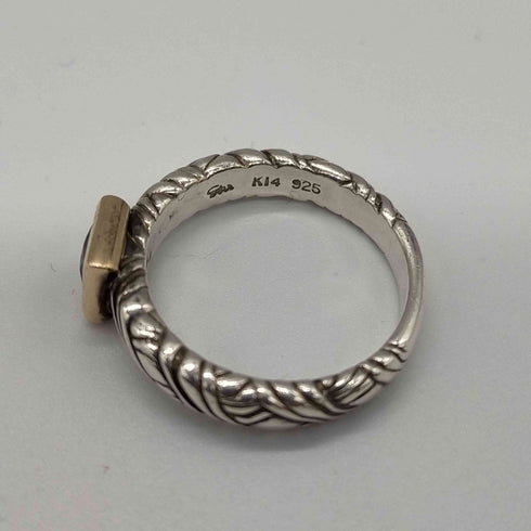 スタージュエリー STAR JEWELRY K14 925 トライバルリング レディース 13号