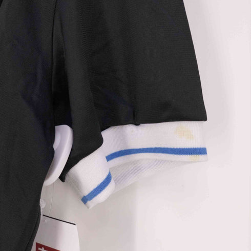 アディダス adidas 銀タグ SHV チームロゴ ポロシャツ メンズ import:M