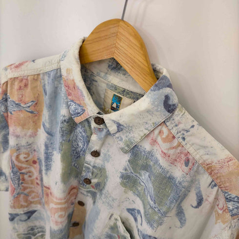 カハラ KAHALA 90S レーヨン混 アロハシャツ メンズ JPN:M
