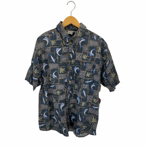 90S レーヨン混 アロハシャツ メンズ JPN:XL