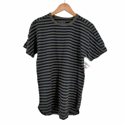 ノンネイティブ nonnative DWELLER TEE DS COTTON BORDER JERSEY OVER DYED メンズ JPN:1