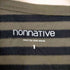 ノンネイティブ nonnative DWELLER TEE DS COTTON BORDER JERSEY OVER DYED メンズ JPN:1