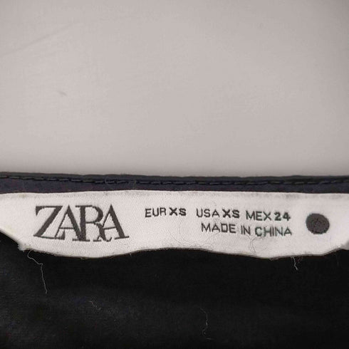 ザラ ZARA フリルカラーシャツワンピース レディース import:XS