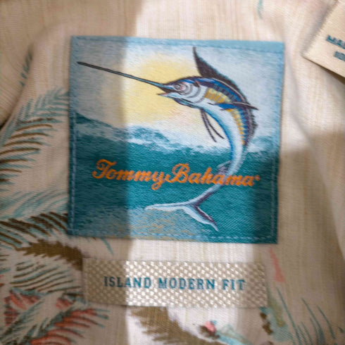 トミーバハマ Tommy Bahama シルク アロハシャツ メンズ import:S