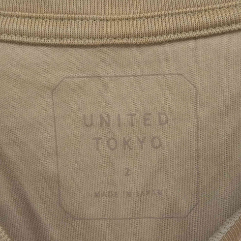 ユナイテッドトウキョウ UNITED TOKYO テクノラマスムースクルーネックカットソー メンズ JPN:2