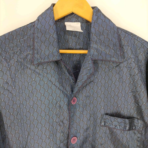 キャンダ CANDA サテン 総柄 パジャマシャツ メンズ import:S