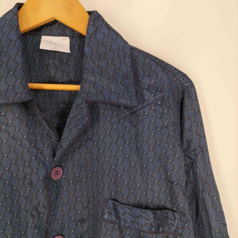 キャンダ CANDA サテン 総柄 パジャマシャツ メンズ import:S