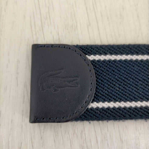 ラコステ LACOSTE ボーダー ダブルリングベルト メンズ