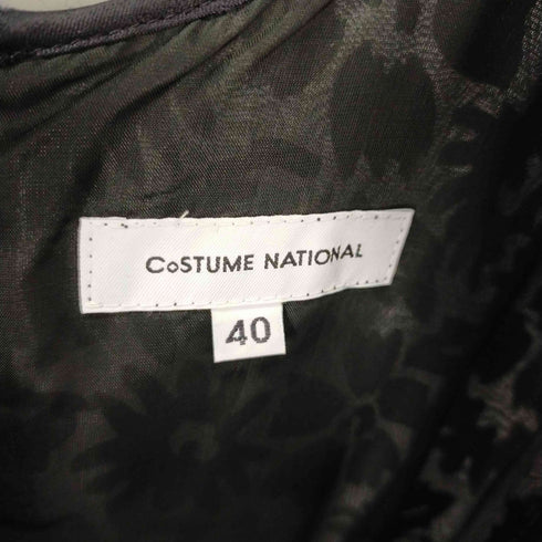 コスチュームナショナル CoSTUME NATIONAL イタリア製 シアーワンピース レディース 40