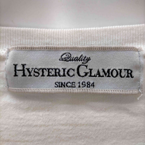 ヒステリックグラマー HYSTERIC GLAMOUR OLD SMOKIN KILLS クルーネックTシャツ レディース FREE
