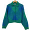 ザラ ZARA アーガイル柄 クロップドニットポロシャツ メンズ import:S