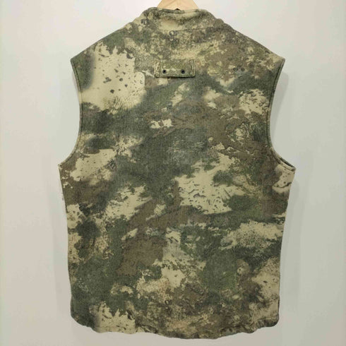 カベラス Cabela's 総柄ジップアップベスト メンズ import:L