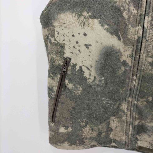 カベラス Cabela's 総柄ジップアップベスト メンズ import:L