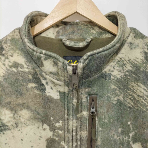 カベラス Cabela's 総柄ジップアップベスト メンズ import:L