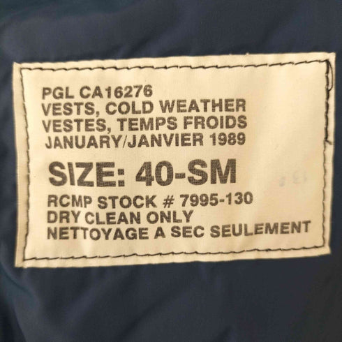 Canadian military 89年会計 COLD WEATHER VESTES メンズ 40-SM